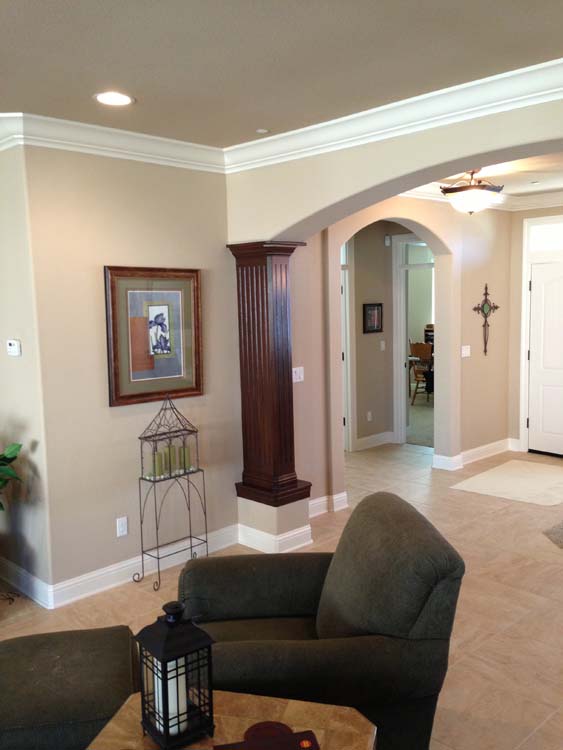 Residential Faux Columns Painting Services After
